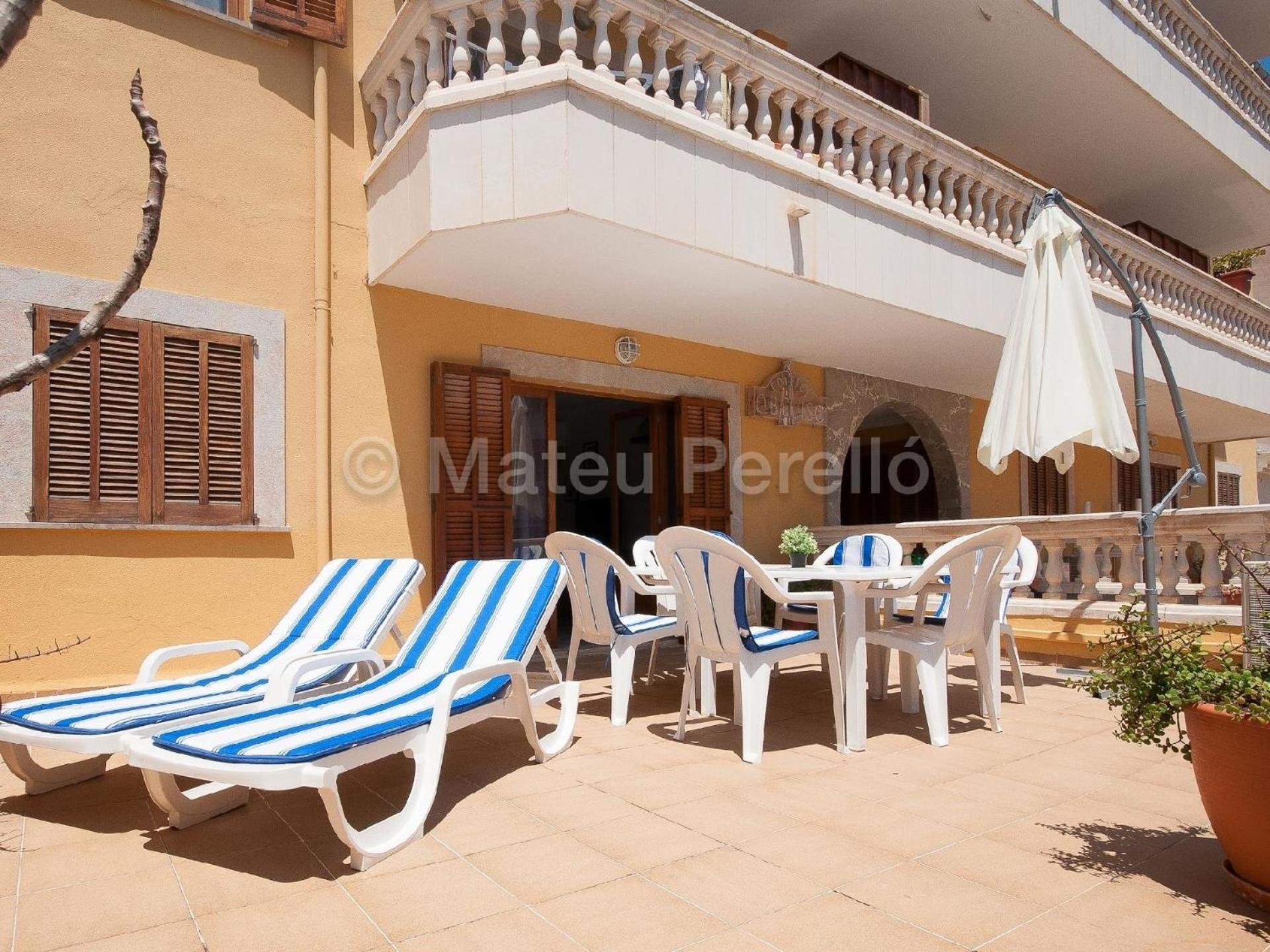 Wohnung In Son Baulo Mit Terrasse, Garten Und Grill Can Picafort  Exterior foto